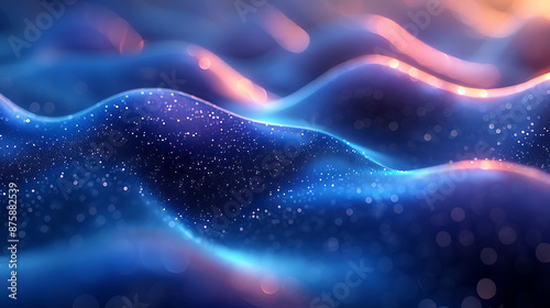 Futuristic Tech Background with Abstract Textures