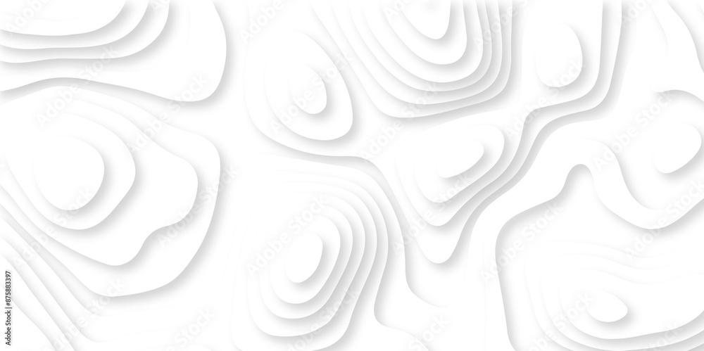 Pattern with lines and dots The stylized height of the topographic map contour in lines and contours isolated on transparent. Paper cut white topography contour lines map isolated on white background. Pattern with lines and dots The stylized height of the topographic map contour in lines and contours isolated on transparent. Paper cut white topography contour lines map isolated on white background.