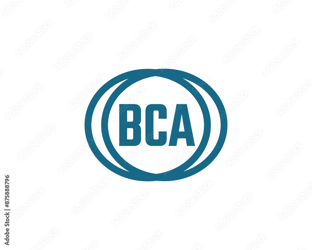 BCA Logo design vector template. BCA logo design. BCA Logo design vector template. BCA logo design.