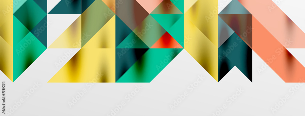 Tech minimal overlapping triangle shapes elements geometric graphic pattern Tech minimal overlapping triangle shapes elements geometric graphic pattern