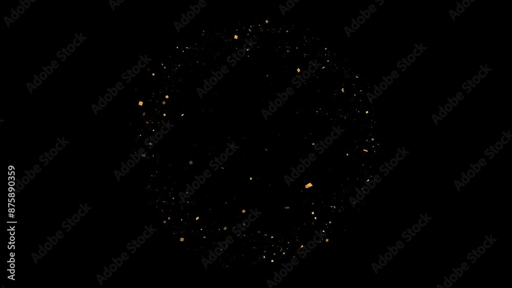 4K luxury sparkling glitter dust trail Golden particles effect Overlay sparkles. festival Christmas, Diwali, Ramadan glitters Bokeh lights glowing Logo title reveal Intro Fireworks animation.
