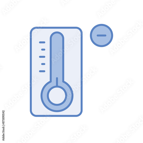 Temperature Minus vector icon