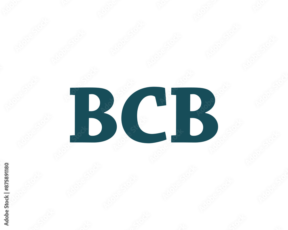 BCB logo design vector template. BCB logo design