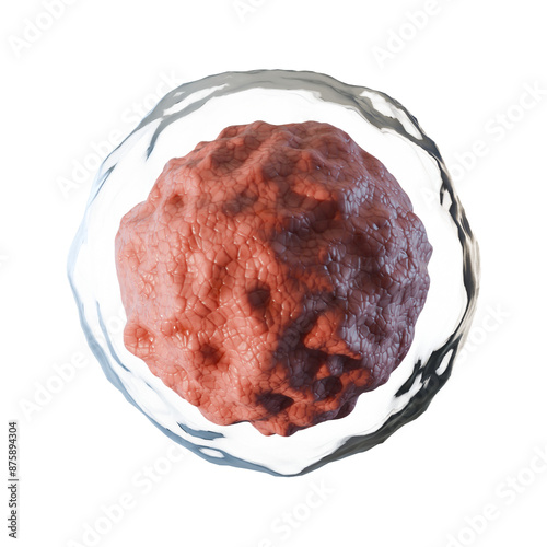 realistic 3d human cell, biology science concept
