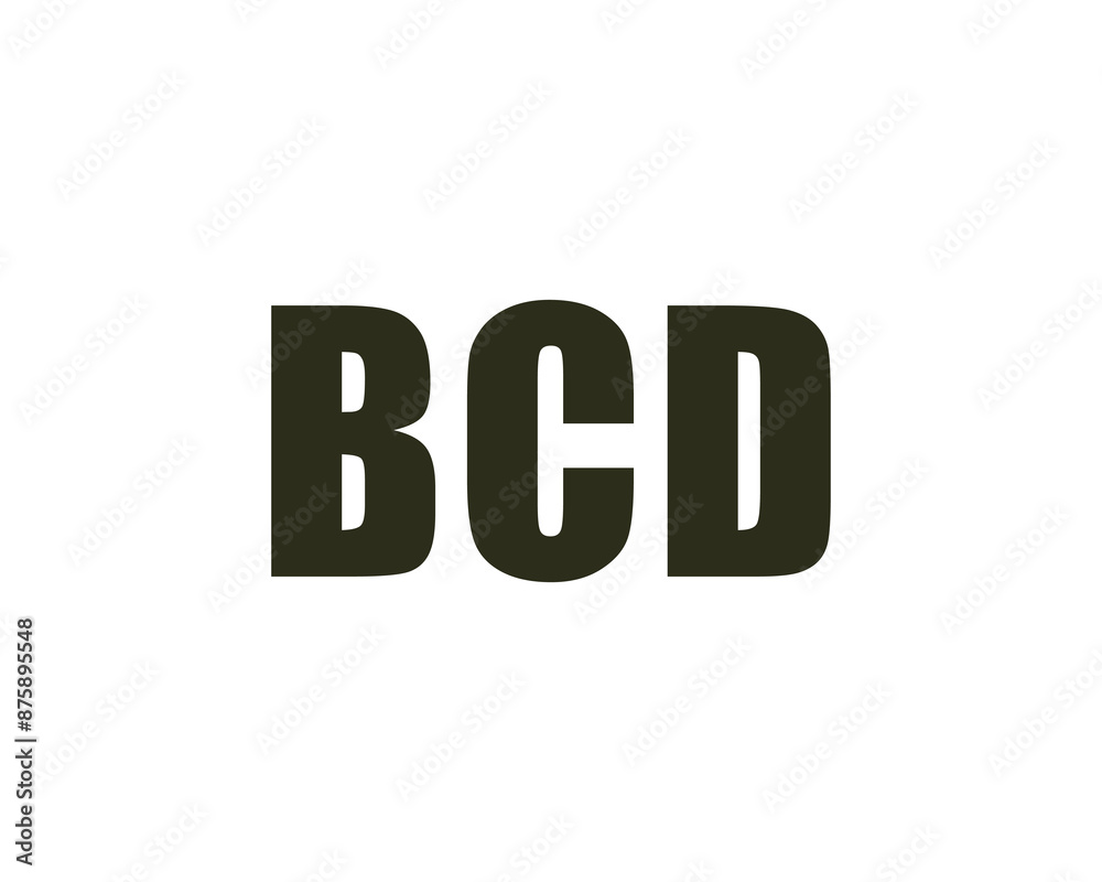 BCD logo design vector template. BCD logo design. BCD logo design vector template. BCD logo design.