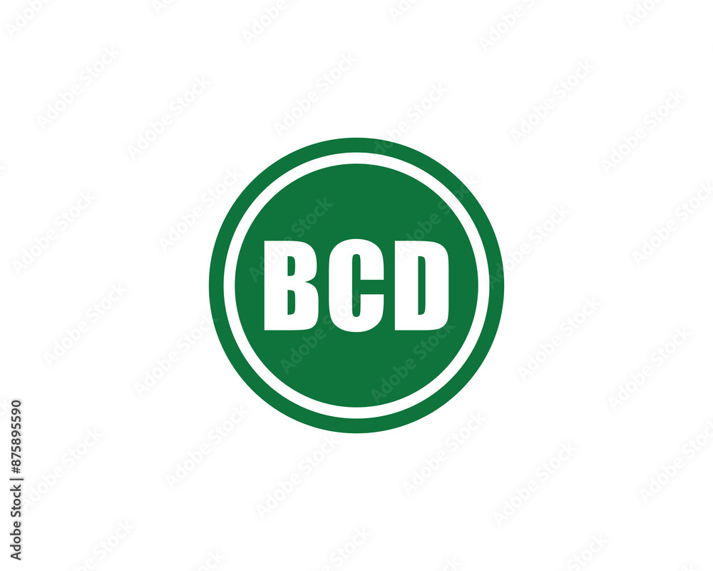 BCD logo design vector template. BCD logo design. BCD logo design vector template. BCD logo design.