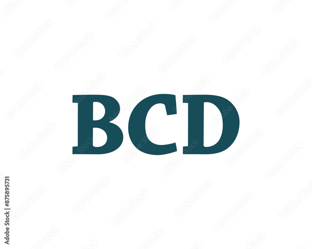 BCD logo design vector template. BCD logo design. BCD logo design vector template. BCD logo design.
