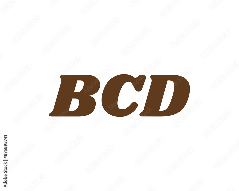 BCD logo design vector template. BCD logo design. BCD logo design vector template. BCD logo design.