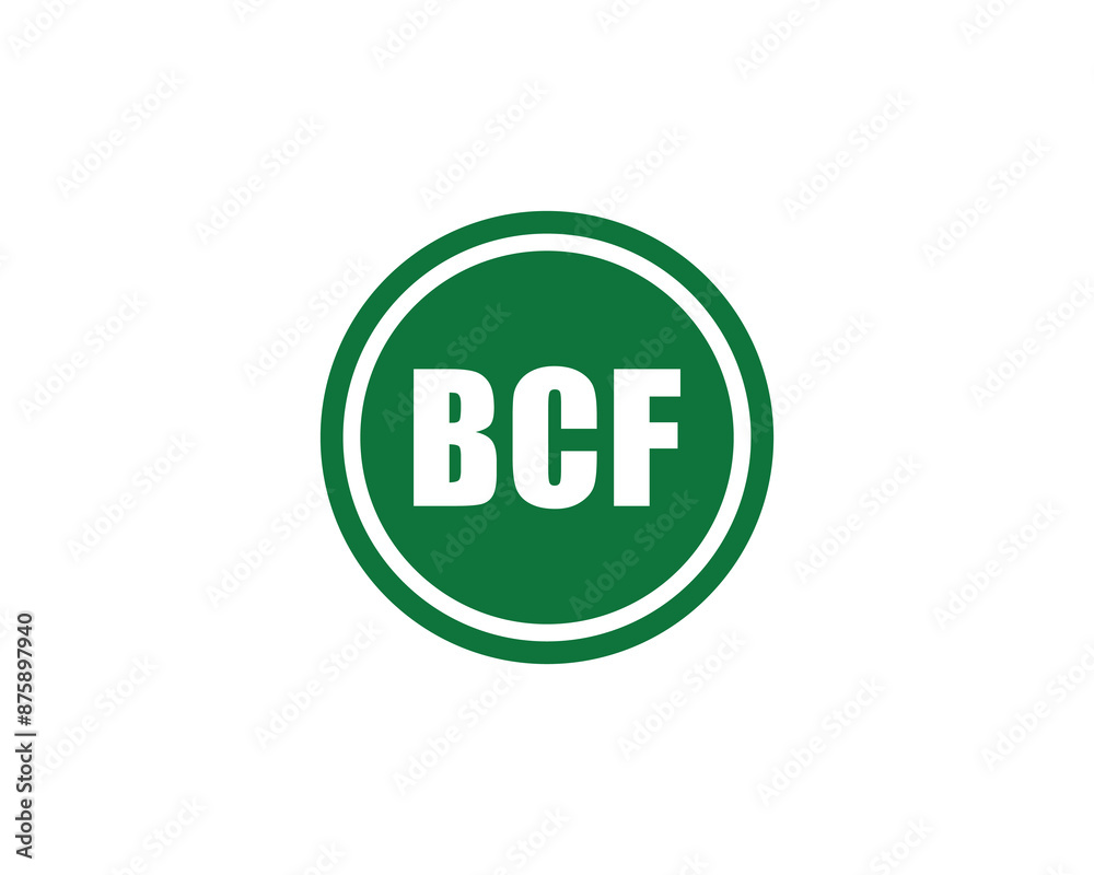 BCF logo design vector template. BCF logo design. BCF logo design vector template. BCF logo design.