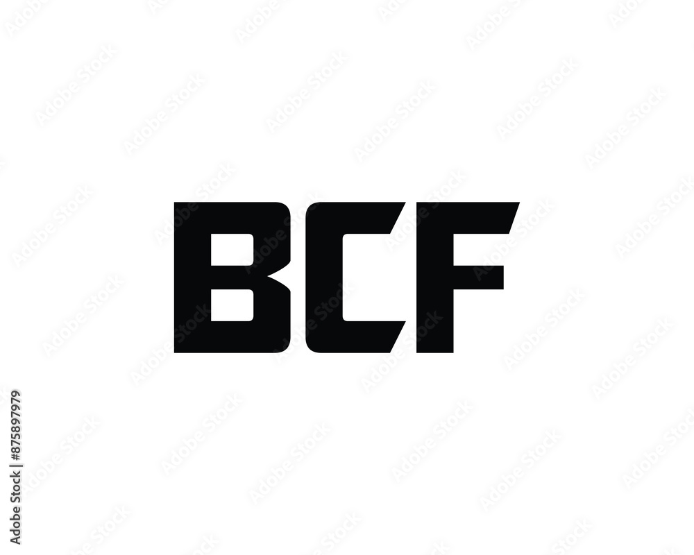 BCF logo design vector template. BCF logo design. BCF logo design vector template. BCF logo design.