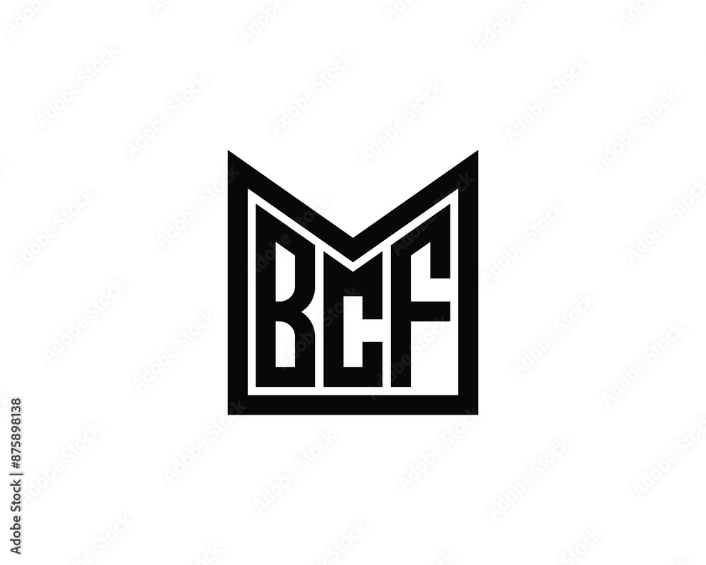 BCF logo design vector template. BCF logo design. BCF logo design vector template. BCF logo design.