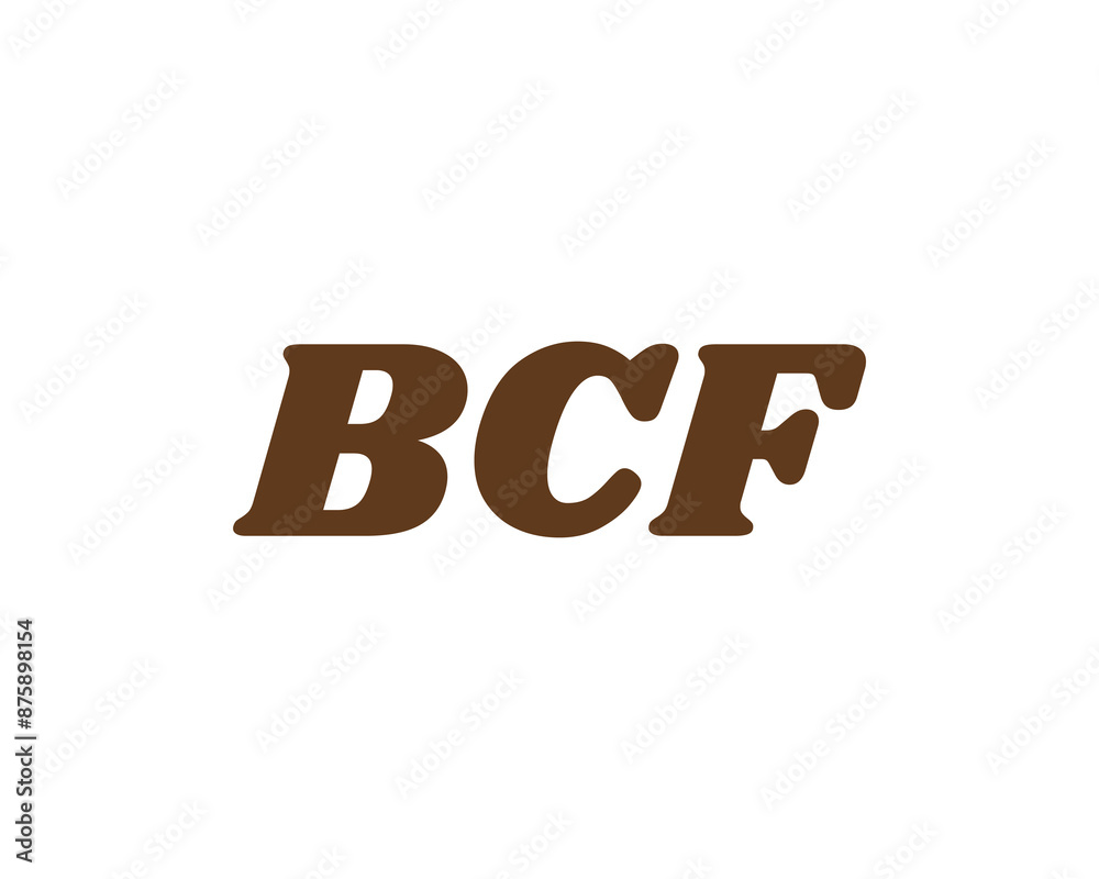 BCF logo design vector template. BCF logo design. BCF logo design vector template. BCF logo design.