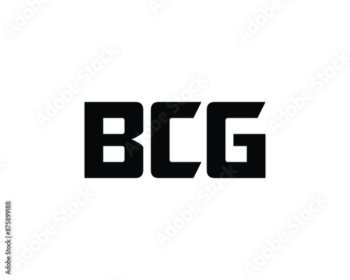 BCG logo design vector template. BCG logo design.