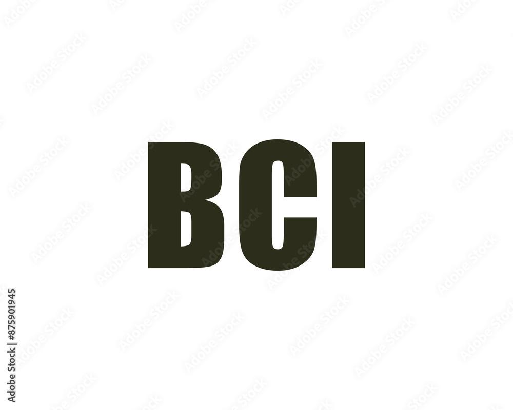 BCI logo design vector template. BCI logo design. BCI logo design vector template. BCI logo design.