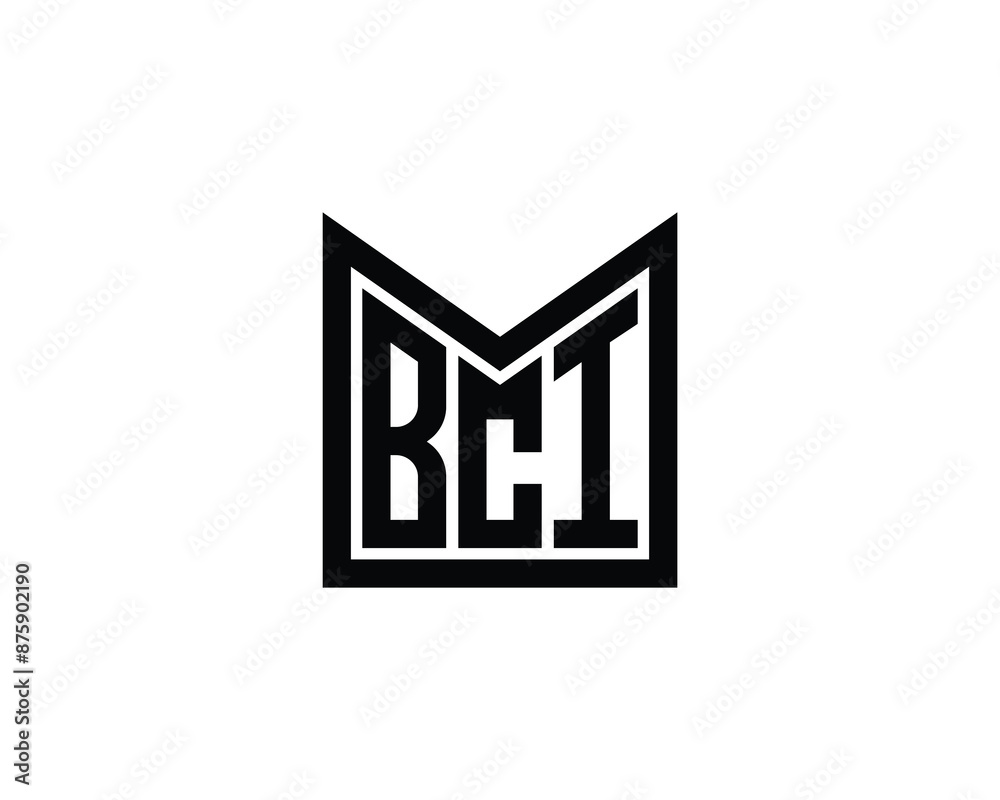 BCI logo design vector template. BCI logo design. BCI logo design vector template. BCI logo design.