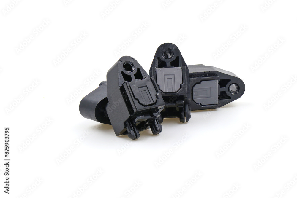 fiber socket on white background. data transmission. fiber socket on white background. data transmission.