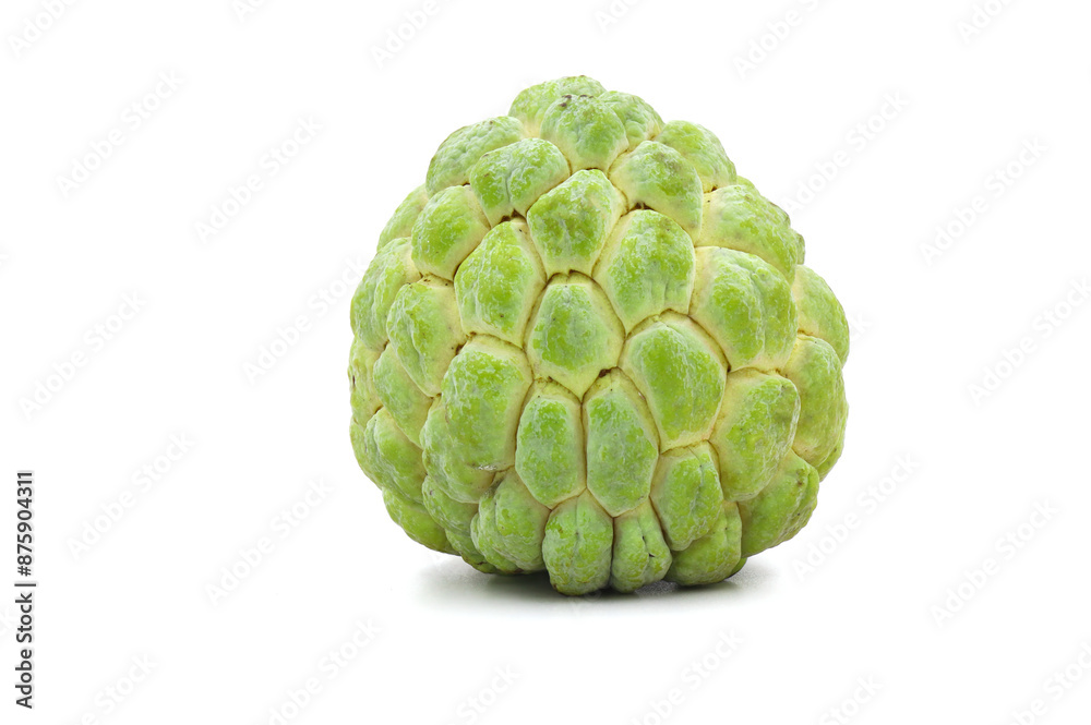 Sugar apple isolated on white background, exotic tropical Thai annona or cherimoya fruit, healthy food. Sugar apple isolated on white background, exotic tropical Thai annona or cherimoya fruit, healthy food.