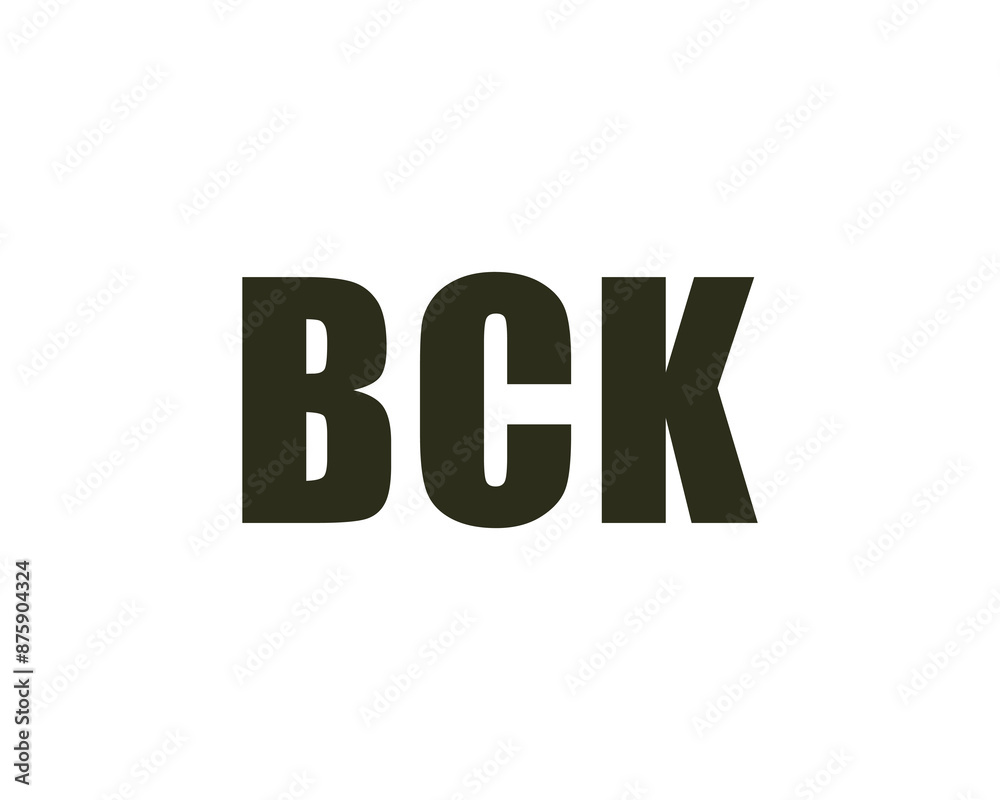 BCK logo design vector template. BCK logo design. BCK logo design vector template. BCK logo design.