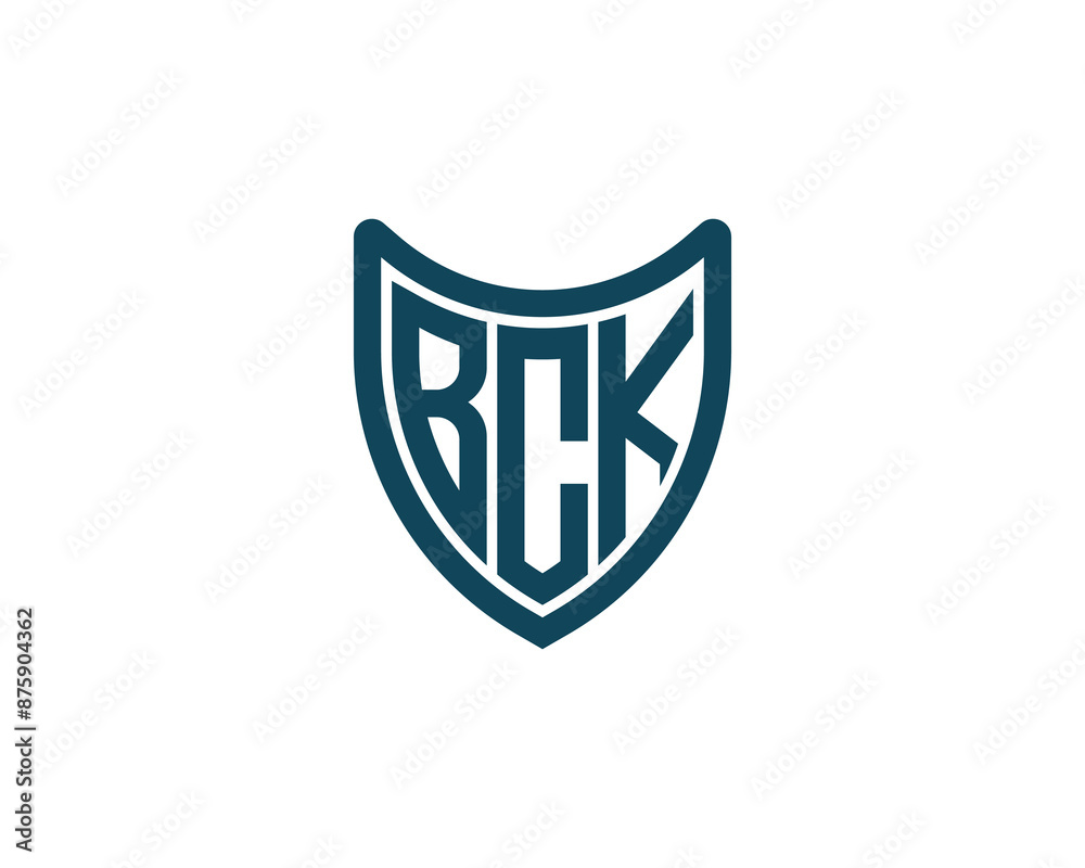 BCK logo design vector template. BCK logo design.