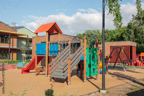 Wallpaper Mural Colorful playground for children day care Torontodigital.ca