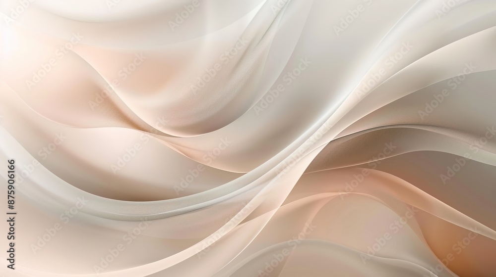 Obraz premium Minimalistic Abstract Wave Pattern for Stylish Business Presentations