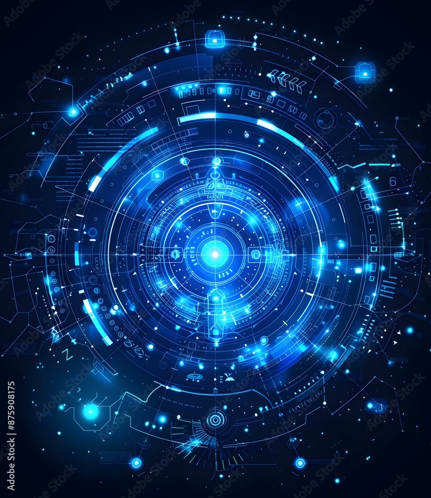 Futuristic Technology Background Futuristic Technology Background