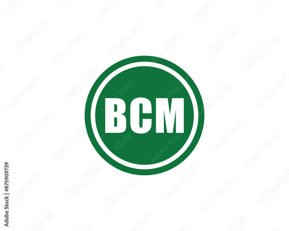 BCM logo design vector template. BCM logo design. BCM logo design vector template. BCM logo design.
