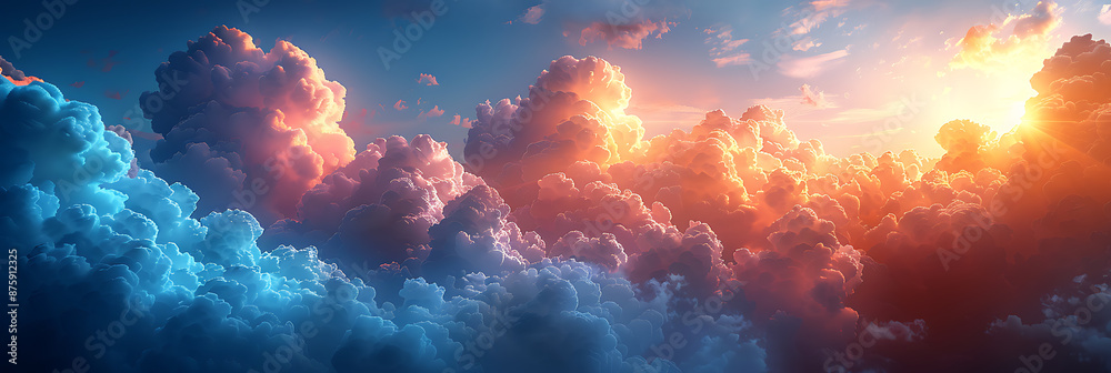 Stylized Cloud Computing Background for Marketing Stylized Cloud Computing Background for Marketing