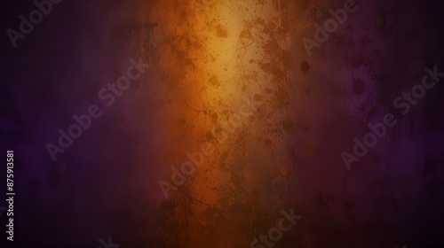 Rich Gradient Texture in Dark Orange, Brown, and Purple with Cherry Gold Vintage Background for Autumn Themes, autumn atmosphere, festive hues, seasonal decor, vintage autumn, rich autumn colors photo