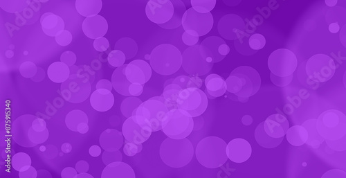 Abstract purple light bokeh Effect background.