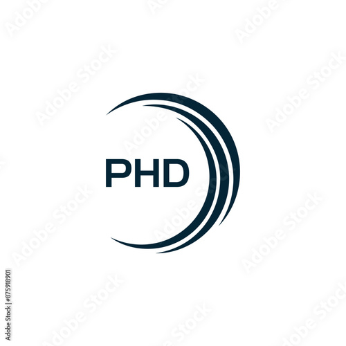 PHD logo. P H D design. White PHD letter. PHD, P H D letter logo design. P H D letter logo design in GOLD, GOLDEN LOGO, THREE, style. letter logo set in one artboard. P H D letter logo vector design.