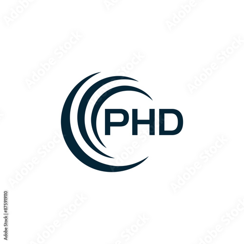 PHD logo. P H D design. White PHD letter. PHD, P H D letter logo design. P H D letter logo design in GOLD, GOLDEN LOGO, THREE, style. letter logo set in one artboard. P H D letter logo vector design.