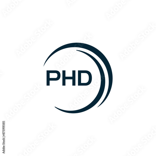 PHD logo. P H D design. White PHD letter. PHD, P H D letter logo design. P H D letter logo design in GOLD, GOLDEN LOGO, THREE, style. letter logo set in one artboard. P H D letter logo vector design.