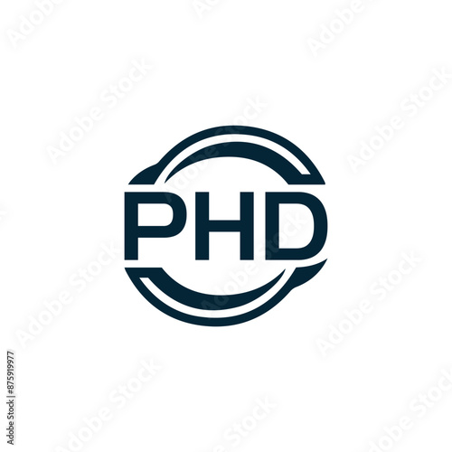 PHD logo. P H D design. White PHD letter. PHD, P H D letter logo design. P H D letter logo design in GOLD, GOLDEN LOGO, THREE, style. letter logo set in one artboard. P H D letter logo vector design.