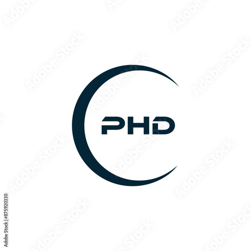 PHD logo. P H D design. White PHD letter. PHD, P H D letter logo design. P H D letter logo design in GOLD, GOLDEN LOGO, THREE, style. letter logo set in one artboard. P H D letter logo vector design.