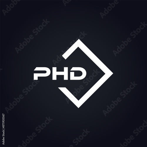 PHD logo. P H D design. White PHD letter. PHD, P H D letter logo design. P H D letter logo design in GOLD, GOLDEN LOGO, THREE, style. letter logo set in one artboard. P H D letter logo vector design.