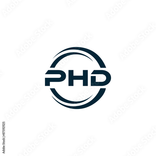 PHD logo. P H D design. White PHD letter. PHD, P H D letter logo design. P H D letter logo design in GOLD, GOLDEN LOGO, THREE, style. letter logo set in one artboard. P H D letter logo vector design.