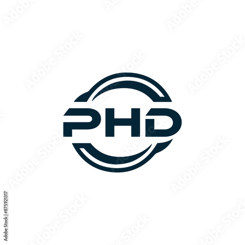 PHD logo. P H D design. White PHD letter. PHD, P H D letter logo design. P H D letter logo design in GOLD, GOLDEN LOGO, THREE, style. letter logo set in one artboard. P H D letter logo vector design.