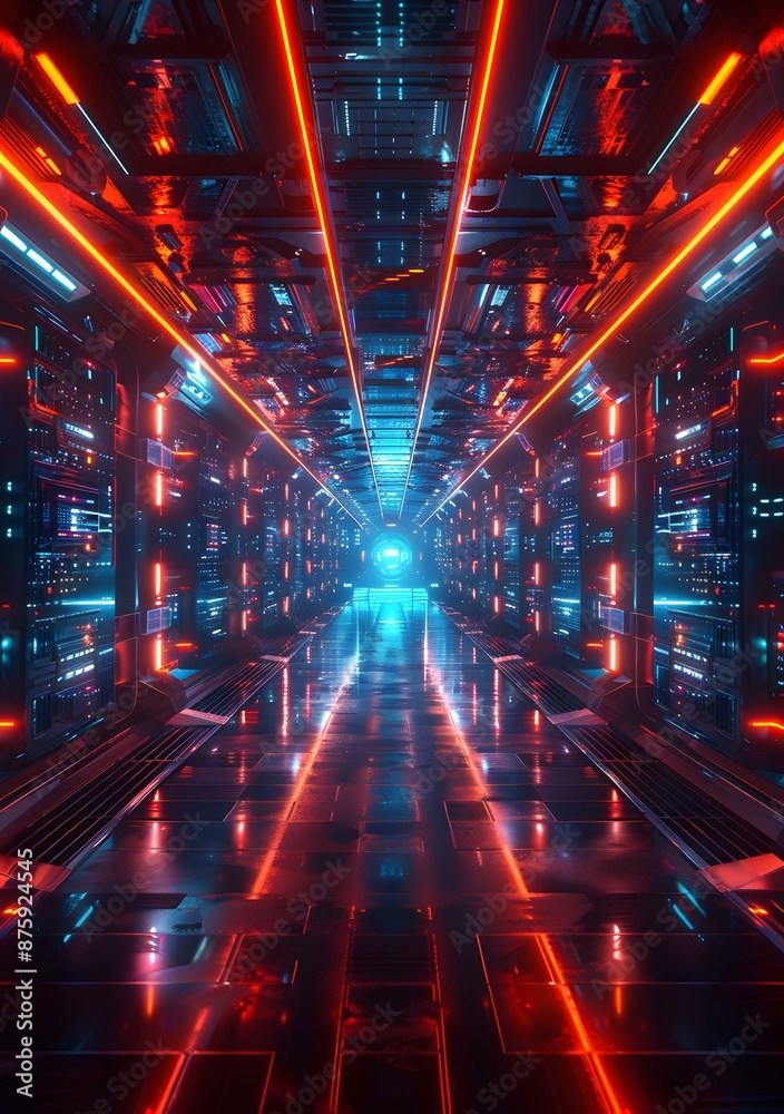 Futuristic Sci-Fi Corridor