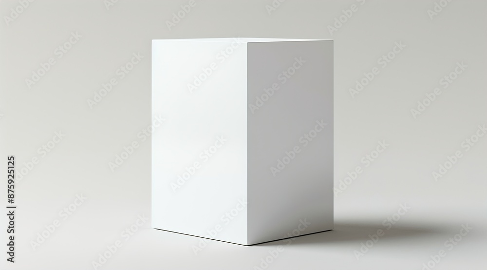 blank white box on white blank white box on white