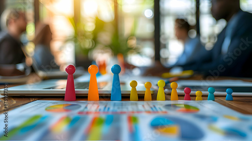 Wallpaper Mural Human Resources: A HR consultant in a corporate environment, presenting a diversity and inclusion strategy with engaging infographics Torontodigital.ca