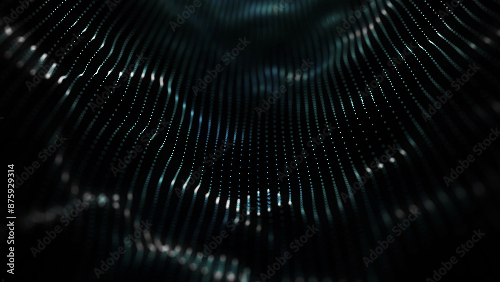 3d particle wave and lights background. cyber or technology background. Abstract technology wave. 3d particle wave and lights background. cyber or technology background. Abstract technology wave.