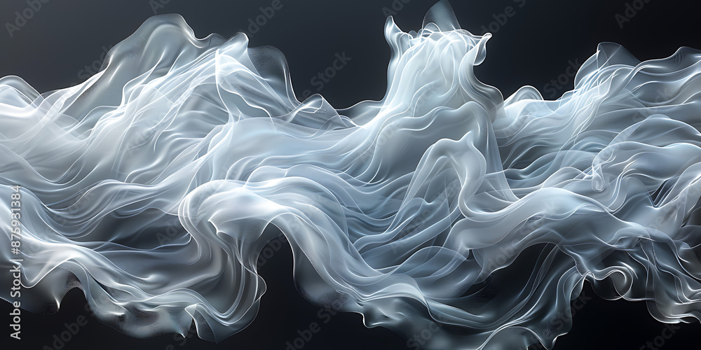 Stylized AI Background with Abstract Elements Stylized AI Background with Abstract Elements