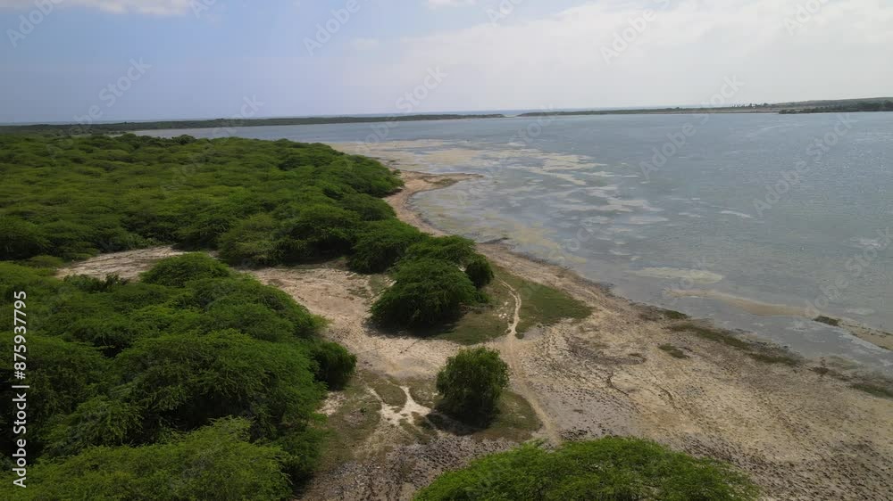 The aerial view of the South Coast of Sri Lanka The aerial view of the South Coast of Sri Lanka
