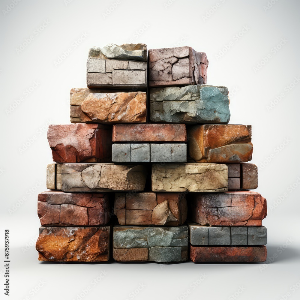 Obraz premium Set of bricks