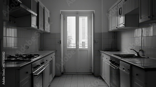Obraz na płótnie construction of interior kitchen renovation w salonie