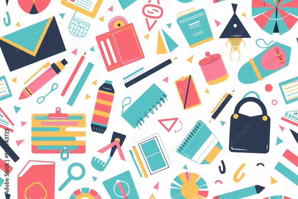 seamless pattern with accessories seamless pattern with accessories
