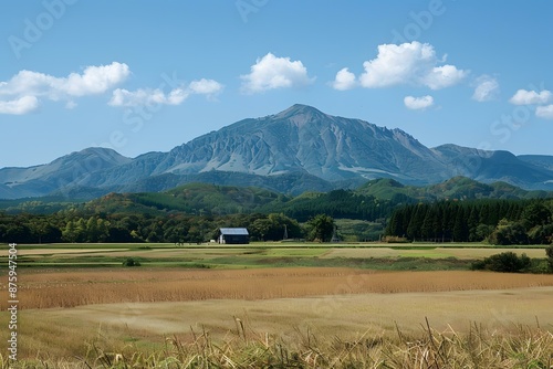 Mount Asma seen from a distance photo