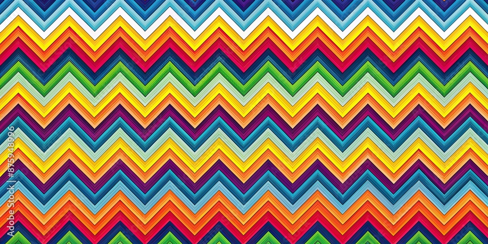 Vibrant and dynamic zigzag pattern design, colorful, abstract, geometric, repeat, trendy, bright, playful, vibrant Vibrant and dynamic zigzag pattern design, colorful, abstract, geometric, repeat, trendy, bright, playful, vibrant