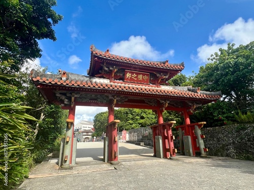 Konstfotografi Shuri Castle in Okinawa